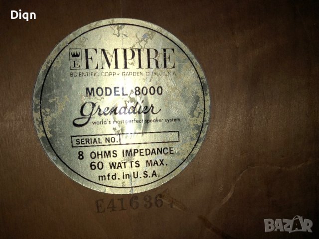 Empire 8000, снимка 10 - Тонколони - 39520899
