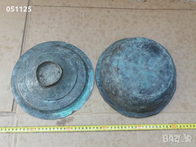 кована възрожденска бакърена тенджера мед, снимка 14 - Антикварни и старинни предмети - 35269136