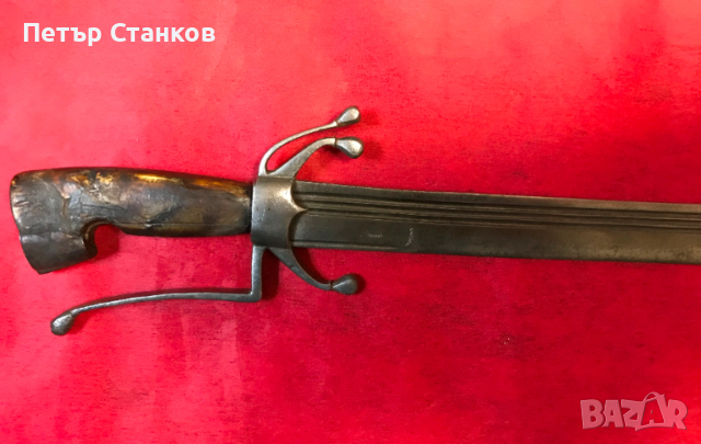 Огромна нимча,сабя,ятаган, снимка 5 - Антикварни и старинни предмети - 53258479