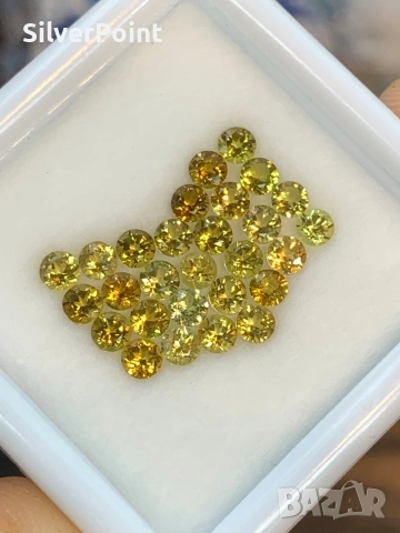 Турмалини златни калибрирани 