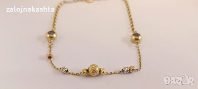 Нова-Златна гривна-2,60гр/14кр