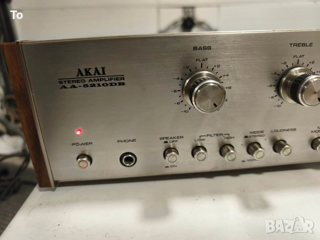 Усилвател Akai Aa5210db, снимка 3 - Ресийвъри, усилватели, смесителни пултове - 54279678