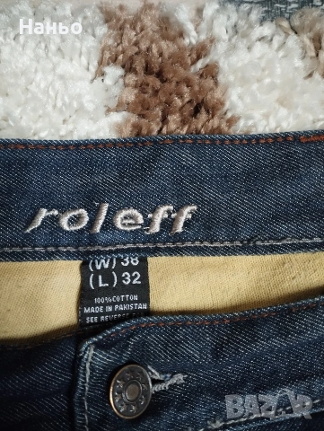 Мото дънки-Roleff-Kevlar!Размер-W38-L32!, снимка 4 - Мотоциклети и мототехника - 54029508