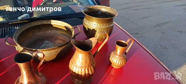  бронзови и медни съдове , снимка 3 - Антикварни и старинни предмети - 52228599