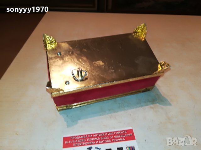 ЗЛАТНА МУЗИКАЛНА КУТИЯ ОТ АНГЛИЯ 2105222012, снимка 14 - Антикварни и старинни предмети - 36834486