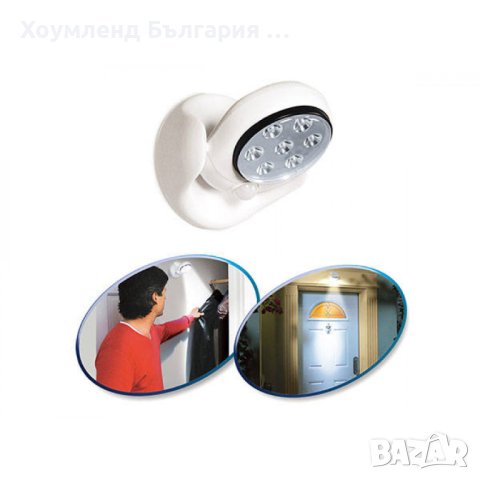 Безжична LED лампа с фотоклетка, снимка 3 - Лед осветление - 42203427