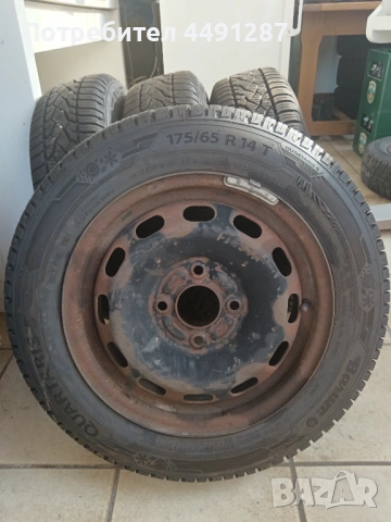 Метал джанти Ford, все сезонни 175/65/14 цола, снимка 16 - Гуми и джанти - 53089226