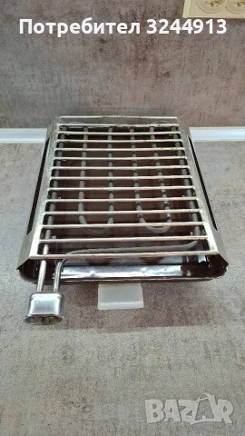 Ретро българска електрическа скара от соца с кабел – 1600W, снимка 4 - Скари - 56216316