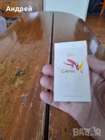Кутия от цигари Capri, снимка 4 - Колекции - 52940423
