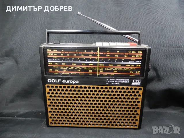 СТАР РЕТРО ТРАНЗИСТОР РАДИО ITT GOLF EUROPA, снимка 1