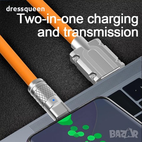 4102 USB към Микро USB кабел със силиконово покритие, снимка 2 - USB кабели - 42142092