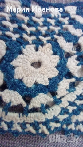 плетена дантела на една кука; на лента, снимка 6 - Декорация за дома - 53913621