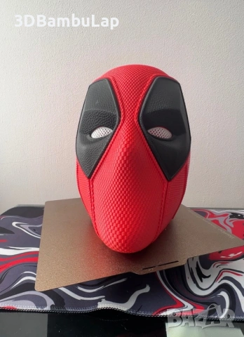 3D принтирана маска – Deadpool, снимка 2 - Други - 53164653