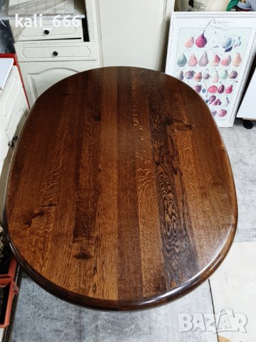 Масивна трапезна маса внос от Холандия , снимка 3 - Маси - 40025010