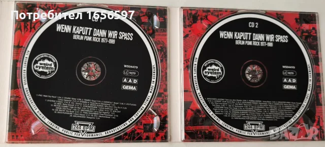 Berlin Punk Rock 1977-1989, снимка 3 - CD дискове - 56417825