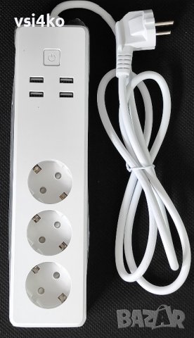 Смарт Wi-Fi разклонител 7 в 1