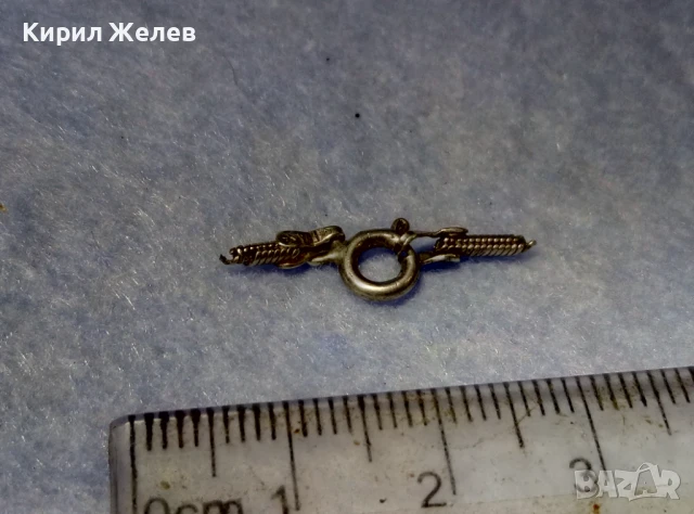 СТАРА СРЕБЪРНА КАРАБИНКА ЗАКОПЧАЛКА За КОЛИЕ ЛАНЕЦ ВЕРИЖКА ГРИВНА СРЕБРО 925 ITALY 31634, снимка 3 - Други - 50510809