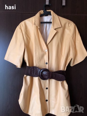 Кожено сако, снимка 1