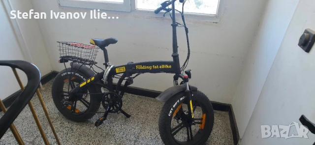 Ел. велосипед XMART E-BIKE TNT10 FAT 20" PRO, снимка 1