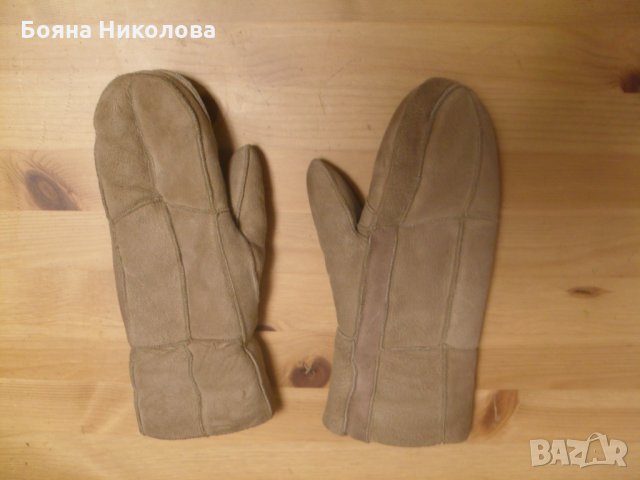 Дамски кожени ръкавици с един пръст / лапи, снимка 3 - Ръкавици - 35270991