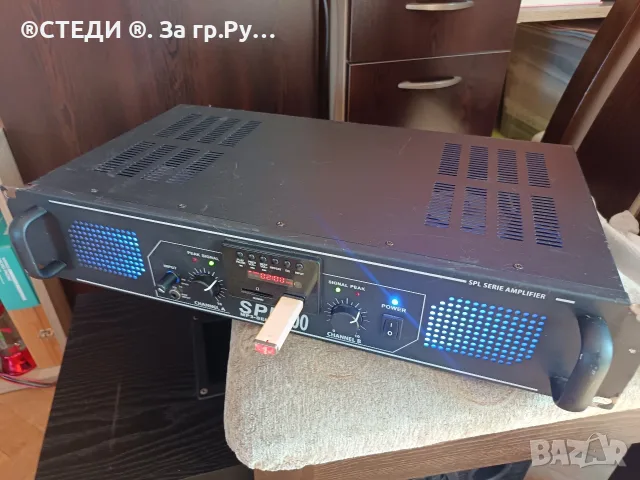 Двуканален DJ усилвател Skytec SPL 300 MP3 – 300W, снимка 3 - Ресийвъри, усилватели, смесителни пултове - 55770665