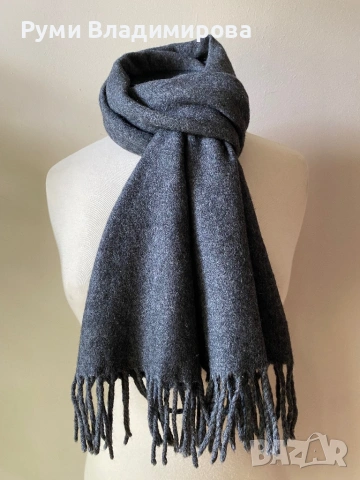 Мъжки шал едноцветен/ различни видове, снимка 4 - Шалове - 53931302