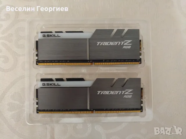 G.skill Trident Z RGB 16GB (2x8GB) DDR4 4400MHz CL 18-19-19-39 1,4V, снимка 2 - RAM памет - 49233759