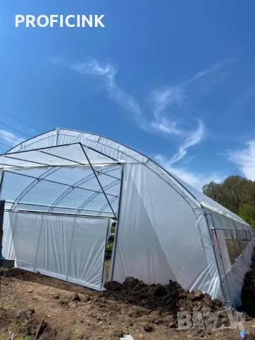 ОРАНЖЕРИИ - Българско производство, ”Тунелен тип” - 6м ширина, снимка 5 - Оранжерии - 47833377