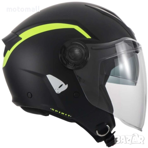 НОВ МОДЕЛ UFO отворена каска скутерска нови разцветки с очила, снимка 4 - Аксесоари и консумативи - 52225575