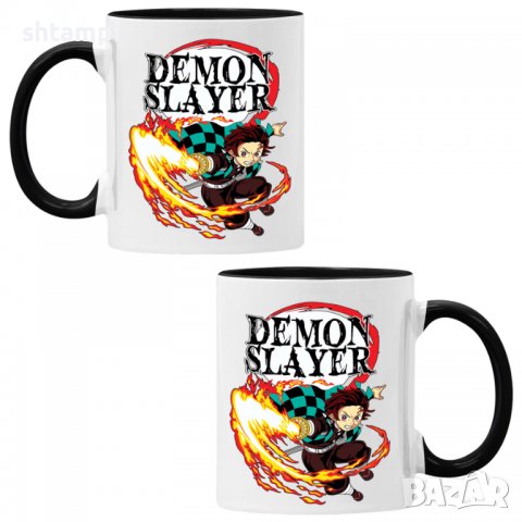 Чаша Demon Slayer Tanjiro Kamado 01,Керамична Чаша, Кафе Чай, Игра,Изненада,Подарък,Повод,Празник,Ро, снимка 2 - Чаши - 38472286