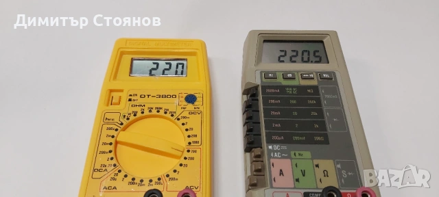Продавам цифров мултицет мултимер DT-3820, снимка 4 - Друга електроника - 53197980