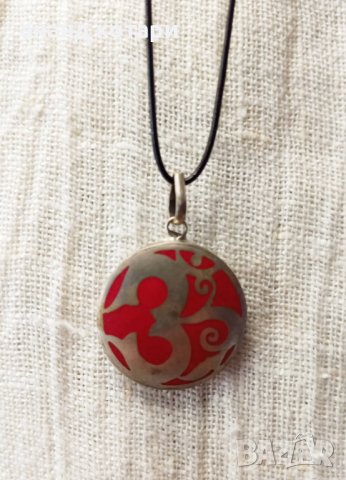 46-55 Тибетски медальон Ом, снимка 8 - Колиета, медальони, синджири - 38340535