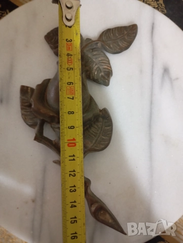 Стара апликация роза, снимка 2 - Антикварни и старинни предмети - 36246009