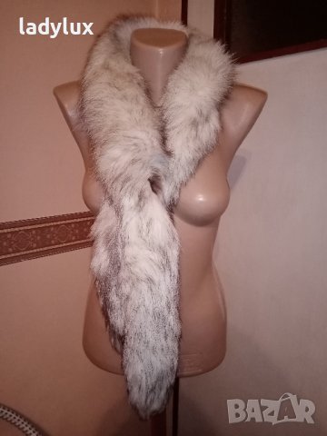 Прекрасна Яка от Лисица, 130 см. Код 1919, снимка 3 - Шалове - 39304664