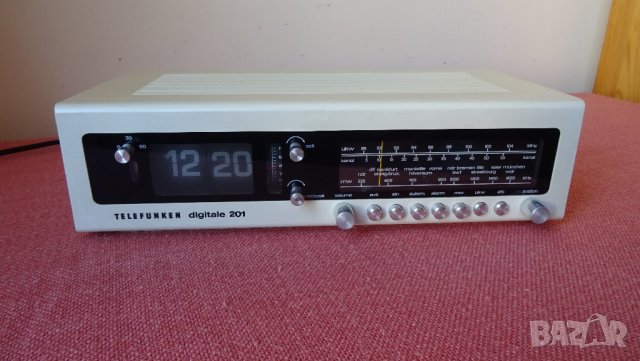 Vintage Telefunken Digitale 201,Clock Radio 1973-1978год, снимка 3 - Радиокасетофони, транзистори - 29801853