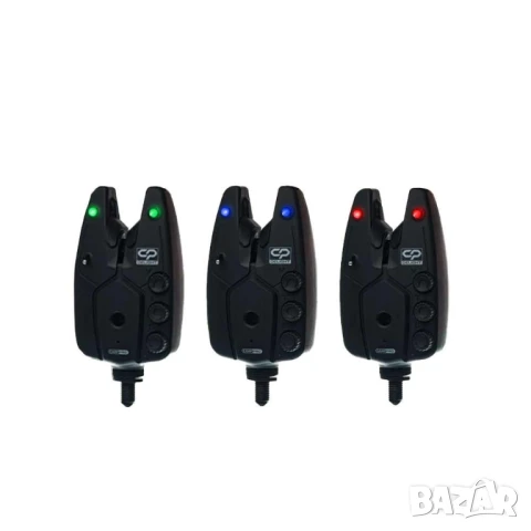 Комплект сигнализатори Carp Pro DeLight Bite Alarm Set 3 + 1/ 4+1, снимка 4 - Такъми - 51190652