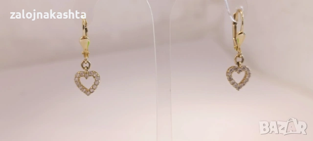 Нови-Златни обеци-1,68гр/14кр, снимка 4 - Обеци - 53915121