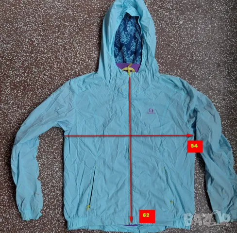 тънко дамско яке Salomon Mahakali Hoodie W размер Л-ХЛ, снимка 13 - Якета - 48313436