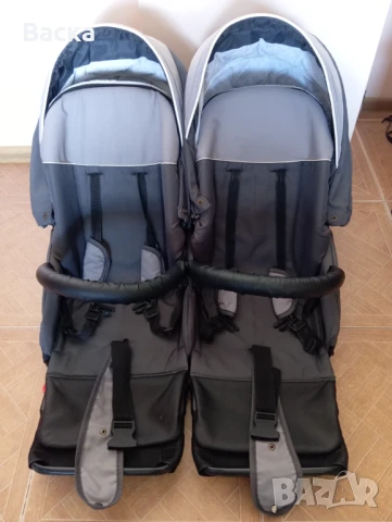 Количка за близнаци Micado 3 в 1, снимка 8 - Детски колички - 50836081