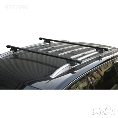 Напречни греди за автомобил, Метални греди, 120см, Черен, снимка 2 - Аксесоари и консумативи - 52054217