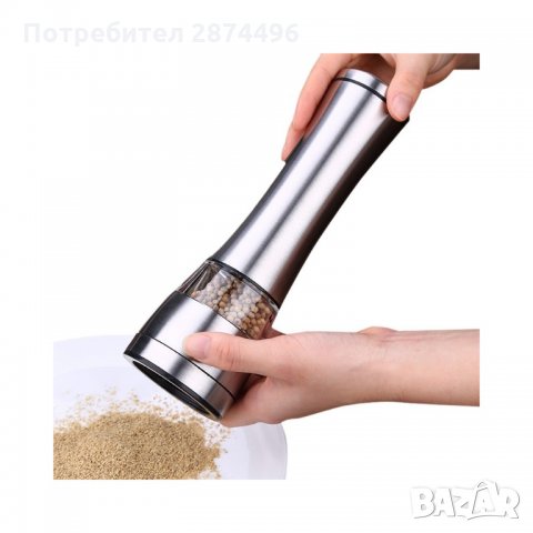 019 Ръчна мелница за пипер и сол с керамичен механизъм, снимка 2 - Други стоки за дома - 34912108