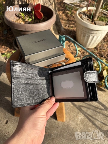 Мъжко портмоне от естествена кожа, снимка 12 - Портфейли, портмонета - 53934099