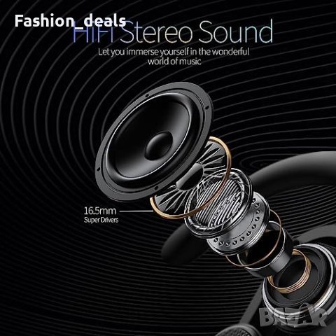 Нови Bluetooth 5.3 Отворени Безжични Слушалки, 55Ч Възпроизвеждане, IPX7 Водоустойчиви, снимка 8 - Bluetooth слушалки - 42698545