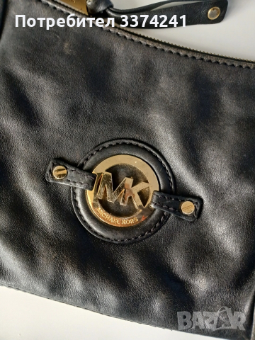 Кожена дамска чанта Michael Kors, снимка 7 - Чанти - 53900196