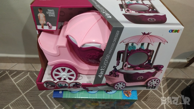 Фризьорски салон каляска 4 в 1, снимка 2 - Кукли - 52598923