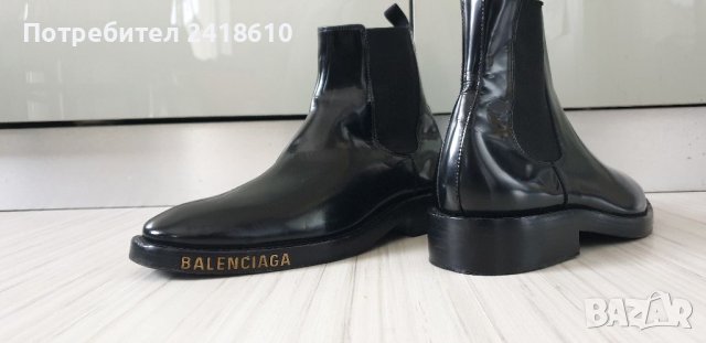 Balenciaga Leather Ankle Boots Women Women Size 38/24см ОРИГИНАЛ! Дамски Кожени Боти!, снимка 12 - Дамски боти - 39456353