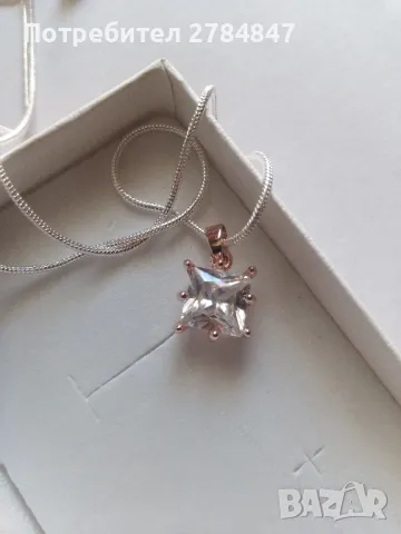 Колие с кристал , снимка 6 - Колиета, медальони, синджири - 47553159