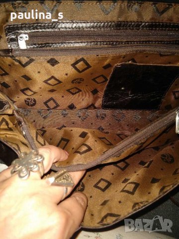 Винтидж / Естествена кожа / маркова чанта / "Adax" ®, снимка 7 - Чанти - 29490466