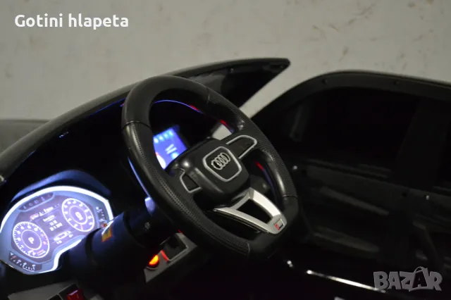  Акумулаторен Двуместна джип Audi Q5 4X4 24V батерия,MP4, снимка 14 - Електрически играчки - 50269143