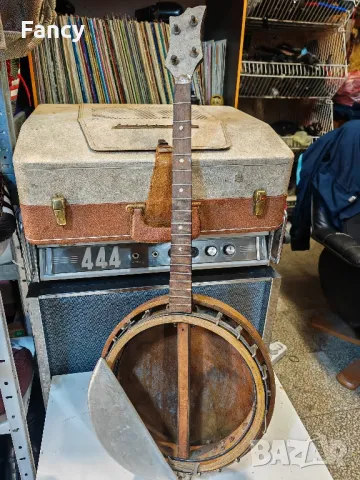 Старо банджо, снимка 9 - Антикварни и старинни предмети - 47442377
